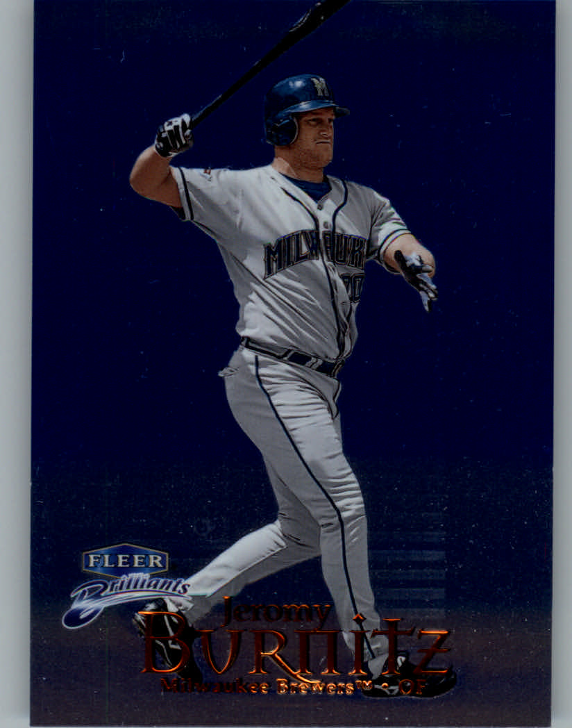 1999 Fleer Brilliants Baseball "Blue and Gold" Parallel Cards - Picture 36 of 84