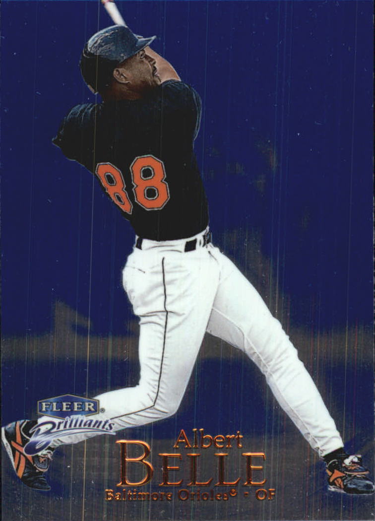 1999 Fleer Brilliants Baseball "Blue and Gold" Parallel Cards - Picture 40 of 84