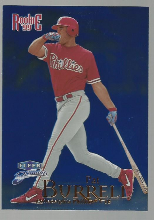 1999 Fleer Brilliants Baseball "Blue and Gold" Parallel Cards - Picture 54 of 84