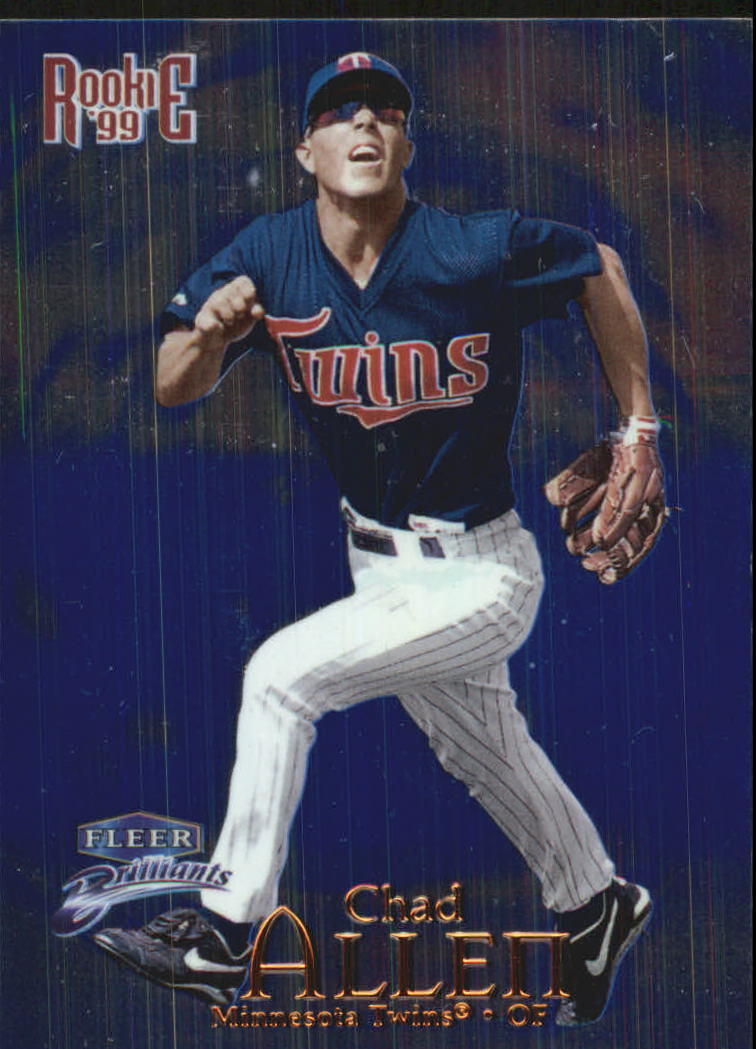 1999 Fleer Brilliants Baseball "Blue and Gold" Parallel Cards - Picture 65 of 84