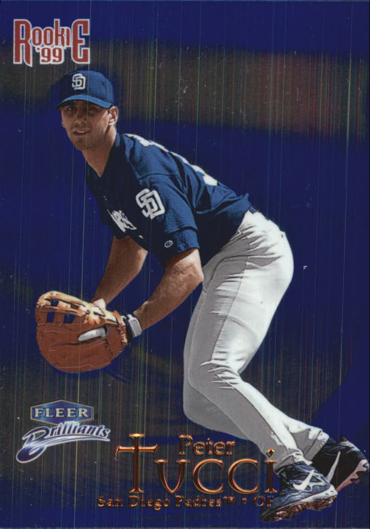 1999 Fleer Brilliants Baseball "Blue and Gold" Parallel Cards - Picture 77 of 84