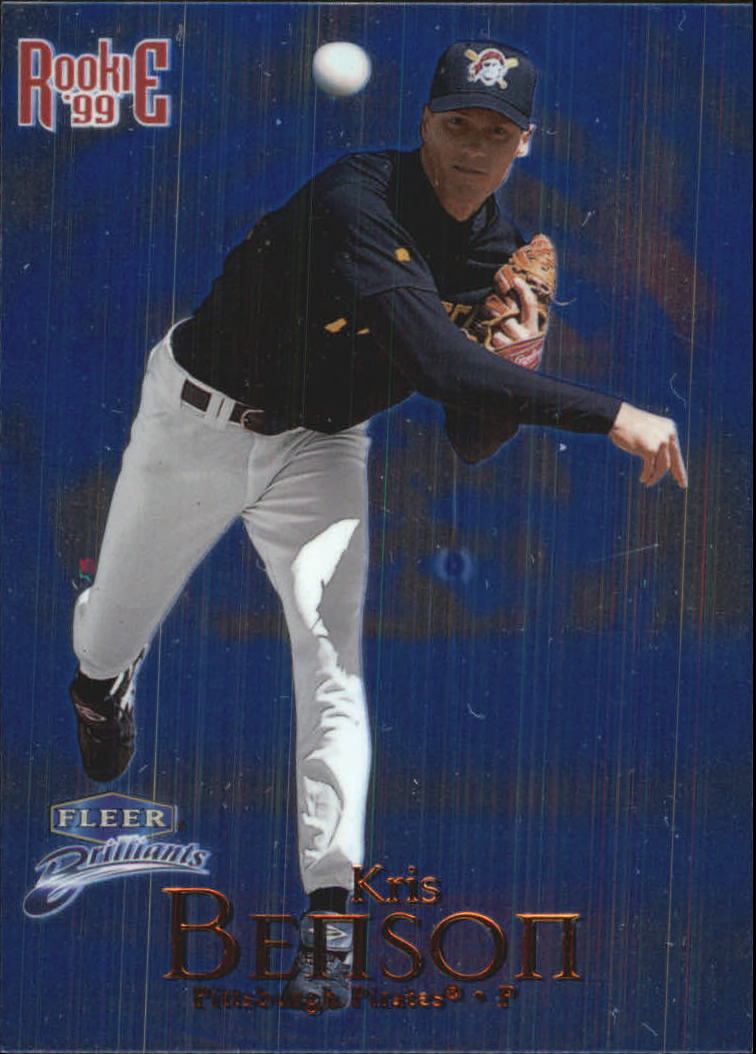 1999 Fleer Brilliants Baseball "Blue and Gold" Parallel Cards - Picture 79 of 84