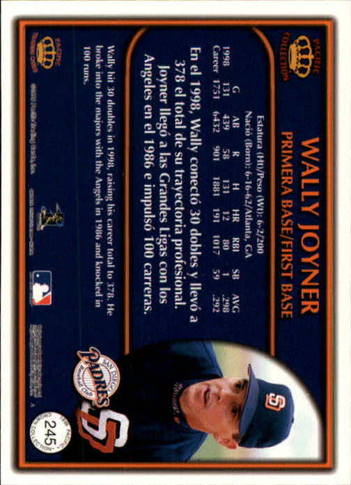 1999 Pacific Crown Collection Baseball Card Pick - Picture 109 of 135