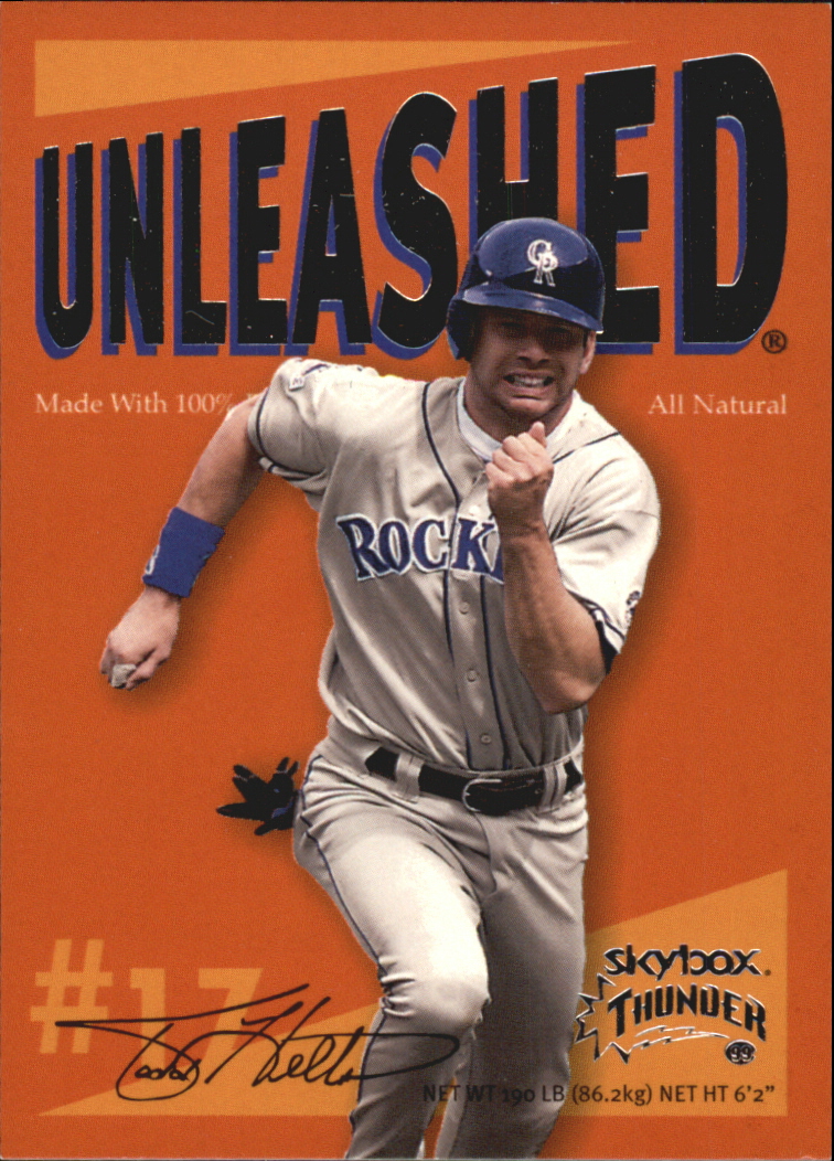 1999 Skybox Thunder Baseball "Insert and Parallel" Cards - Picture 34 of 57