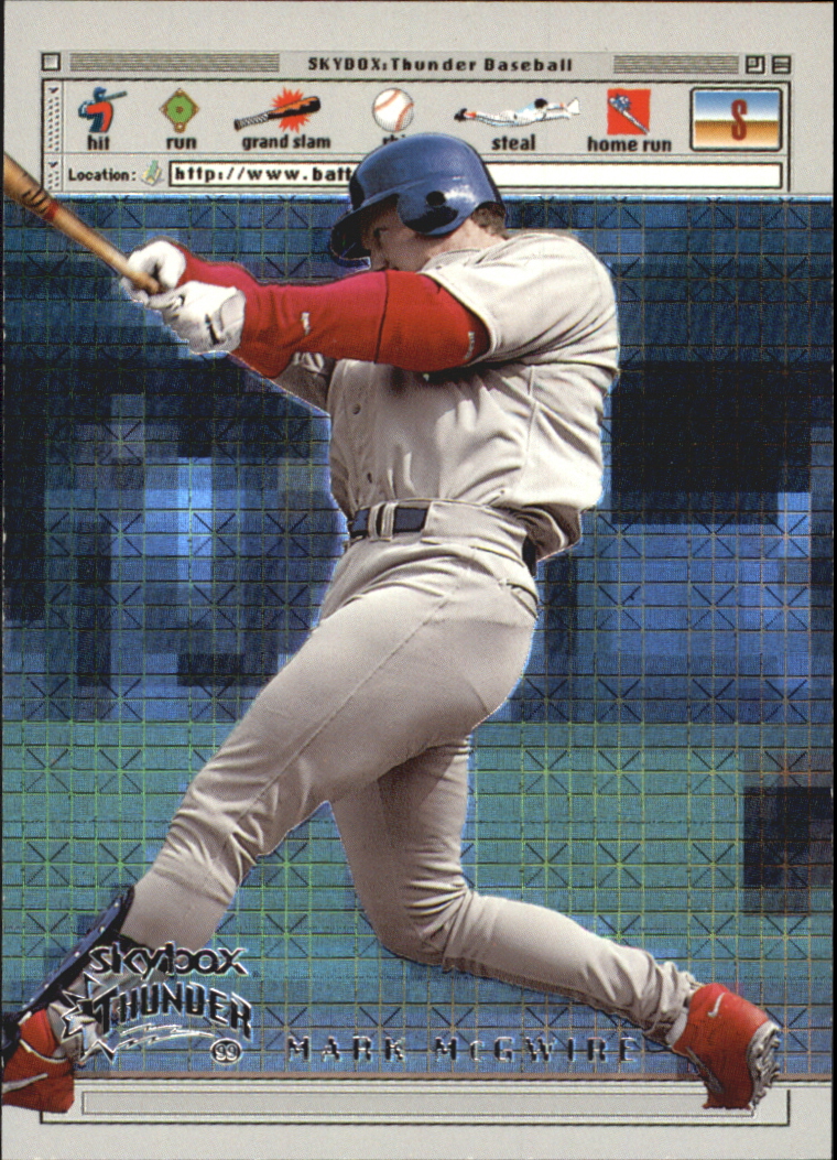 1999 Skybox Thunder Baseball "Insert and Parallel" Cards - Picture 48 of 57