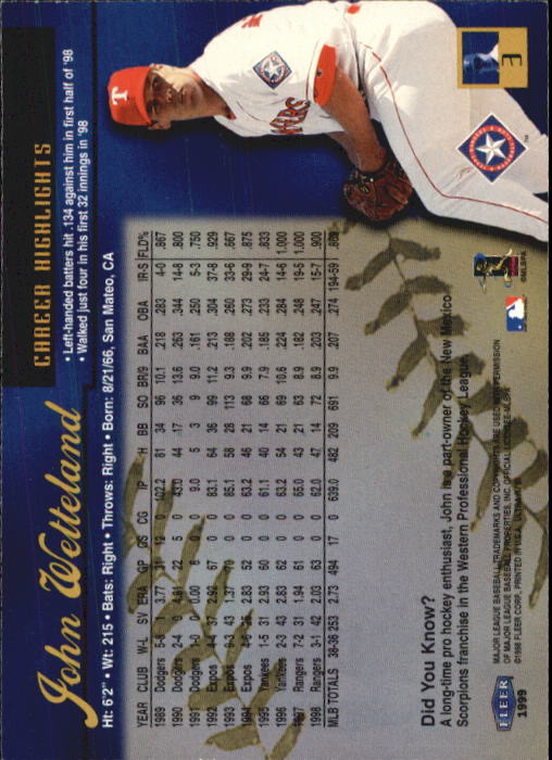 1999 Ultra (Fleer) Baseball "Main Set" Cards - Picture 7 of 501