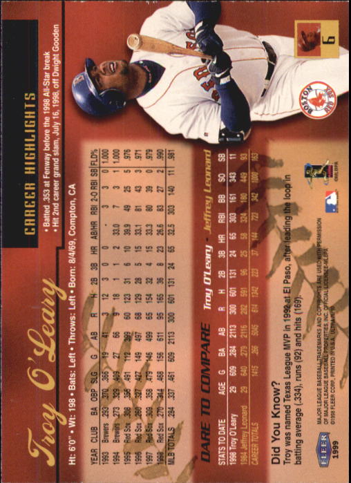 1999 Ultra (Fleer) Baseball "Main Set" Cards - Picture 13 of 501