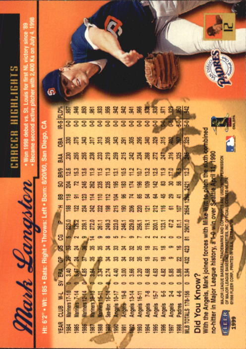 1999 Ultra (Fleer) Baseball "Main Set" Cards - Picture 25 of 501