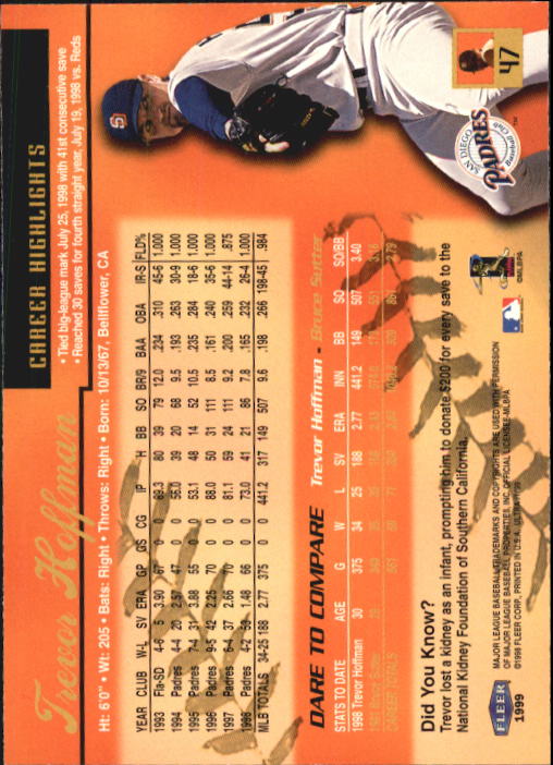 1999 Ultra (Fleer) Baseball "Main Set" Cards - Picture 95 of 501