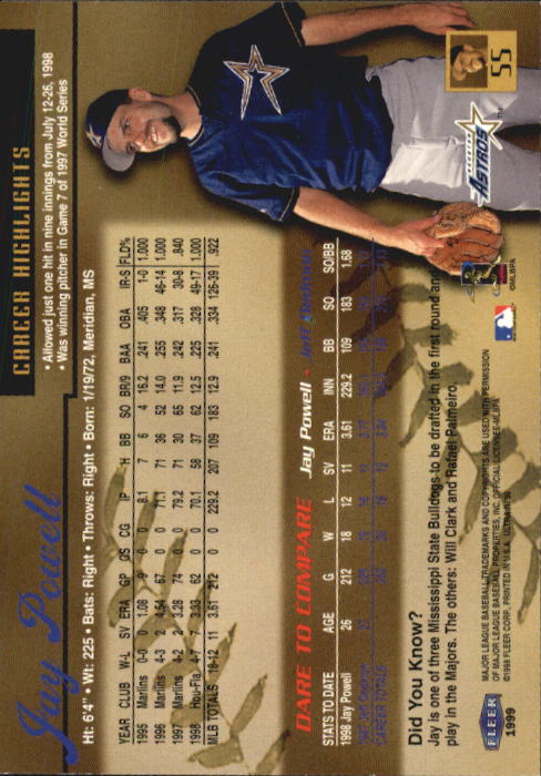 1999 Ultra (Fleer) Baseball "Main Set" Cards - Picture 111 of 501