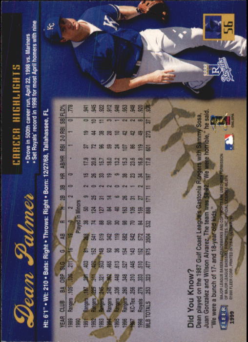1999 Ultra (Fleer) Baseball "Main Set" Cards - Picture 113 of 501