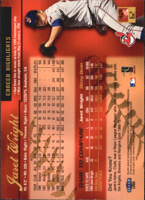 1999 Ultra (Fleer) Baseball "Main Set" Cards - Picture 125 of 501