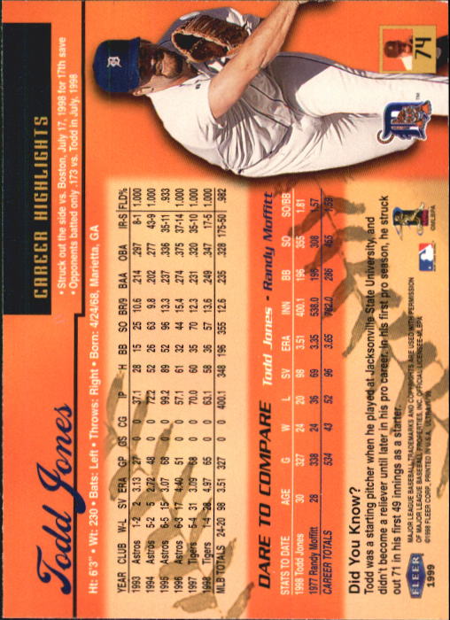 1999 Ultra (Fleer) Baseball "Main Set" Cards - Picture 149 of 501