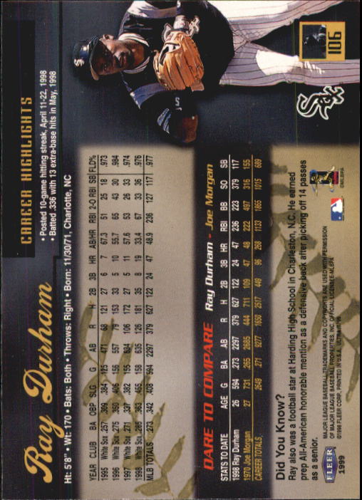 1999 Ultra (Fleer) Baseball "Main Set" Cards - Picture 213 of 501