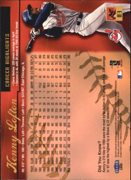 1999 Ultra (Fleer) Baseball "Main Set" Cards - Picture 227 of 501