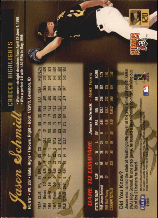 1999 Ultra (Fleer) Baseball "Main Set" Cards - Picture 241 of 501