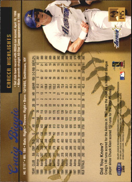 1999 Ultra (Fleer) Baseball "Main Set" Cards - Picture 291 of 501
