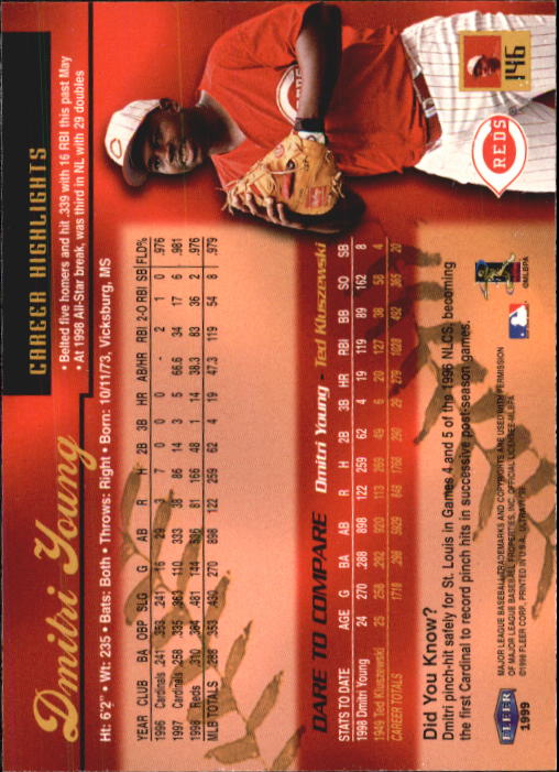 1999 Ultra (Fleer) Baseball "Main Set" Cards - Picture 293 of 501