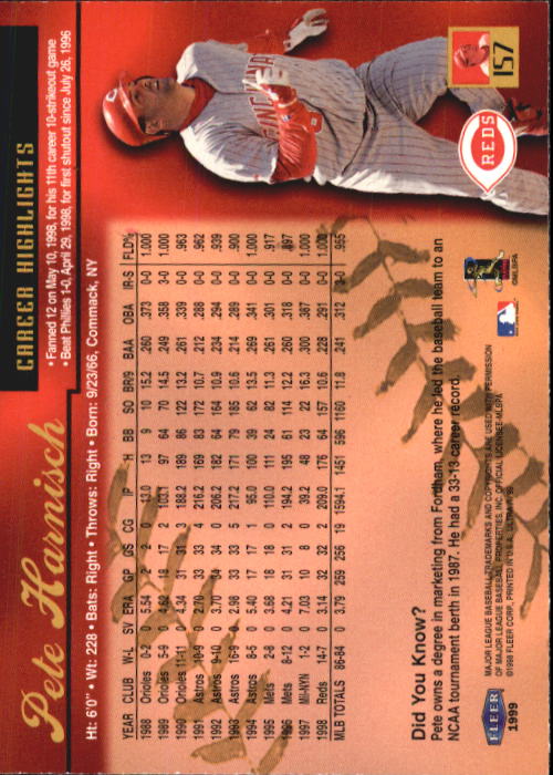 1999 Ultra (Fleer) Baseball "Main Set" Cards - Picture 315 of 501