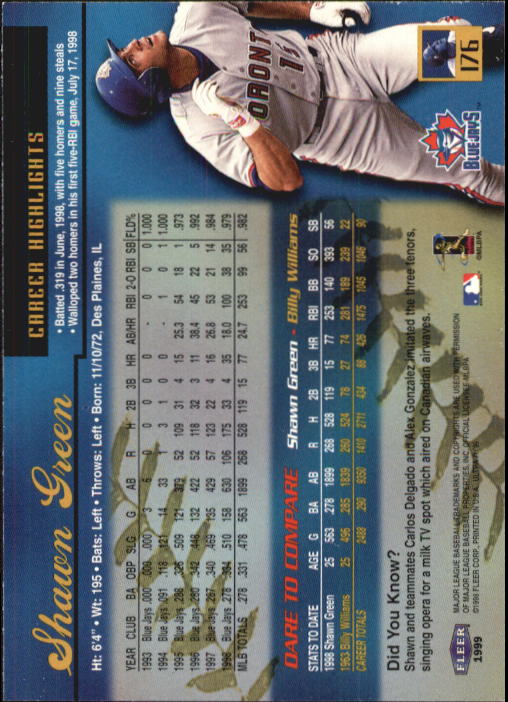1999 Ultra (Fleer) Baseball "Main Set" Cards - Picture 353 of 501