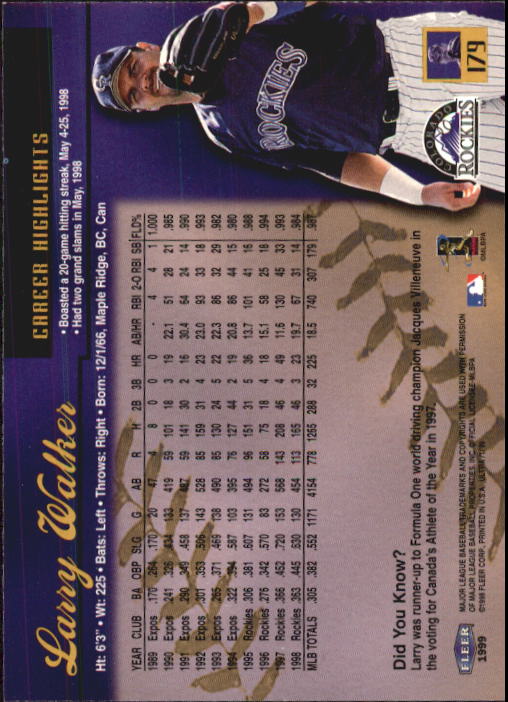 1999 Ultra (Fleer) Baseball "Main Set" Cards - Picture 359 of 501