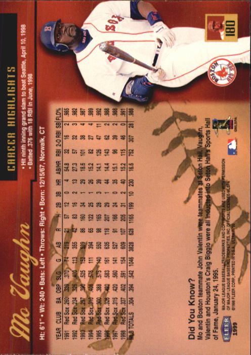 1999 Ultra (Fleer) Baseball "Main Set" Cards - Picture 361 of 501