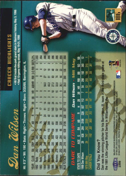 1999 Ultra (Fleer) Baseball "Main Set" Cards - Picture 373 of 501