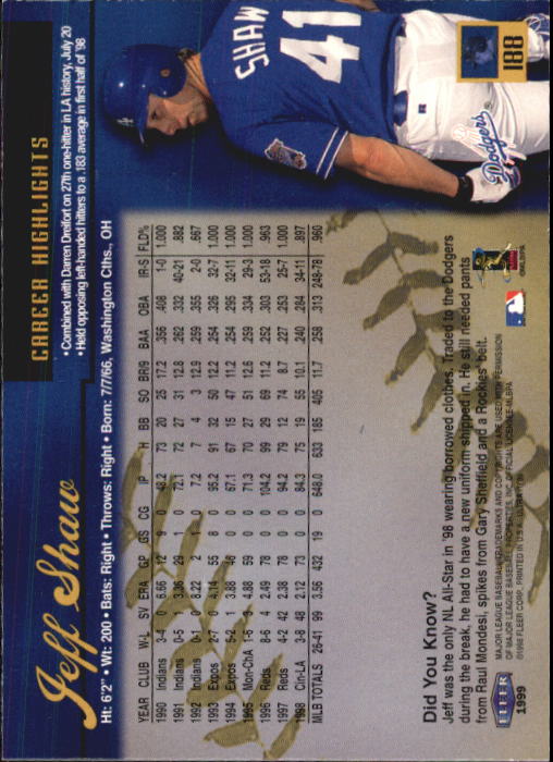 1999 Ultra (Fleer) Baseball "Main Set" Cards - Picture 377 of 501