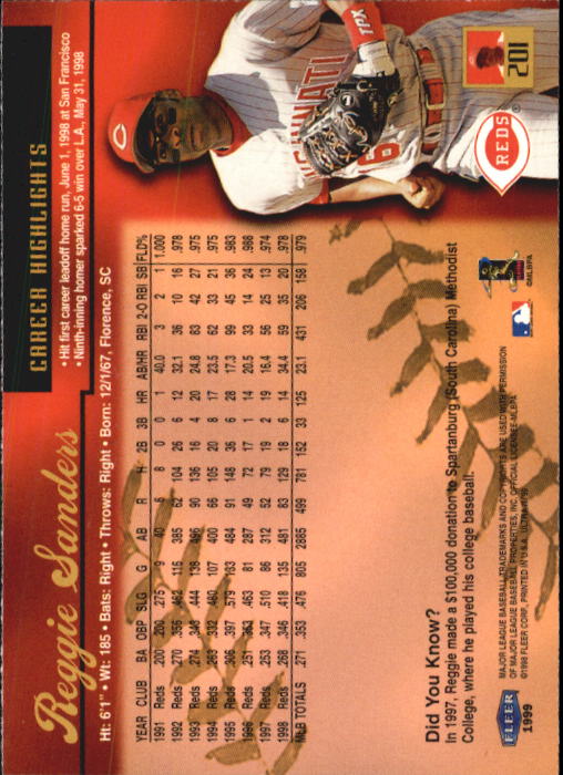 1999 Ultra (Fleer) Baseball "Main Set" Cards - Picture 403 of 501