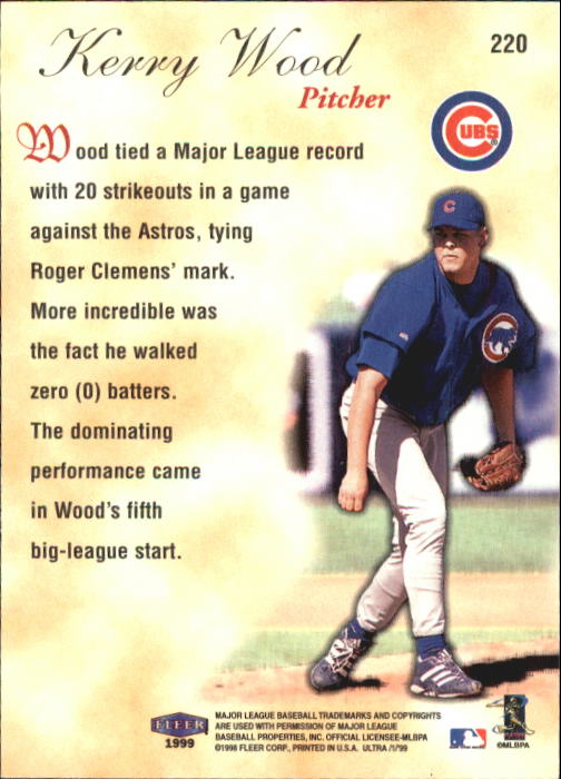 1999 Ultra (Fleer) Baseball "Main Set" Cards - Picture 441 of 501