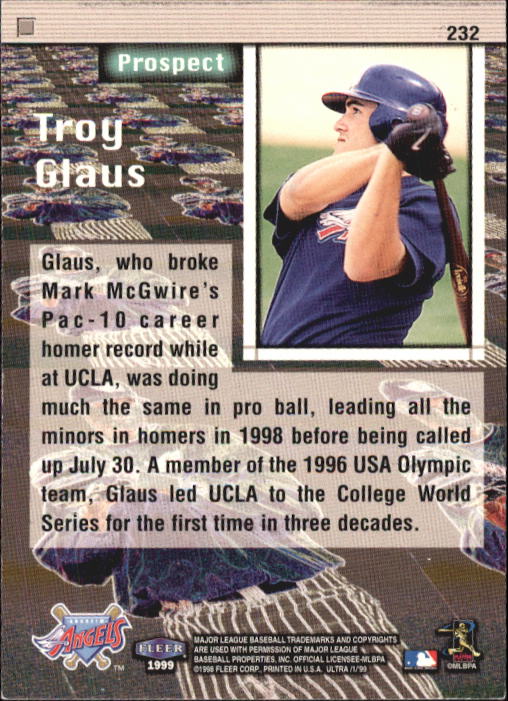 1999 Ultra (Fleer) Baseball "Main Set" Cards - Picture 465 of 501