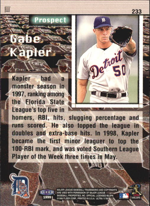 1999 Ultra (Fleer) Baseball "Main Set" Cards - Picture 467 of 501