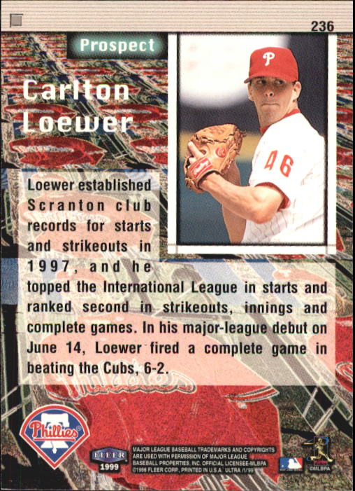 1999 Ultra (Fleer) Baseball "Main Set" Cards - Picture 473 of 501