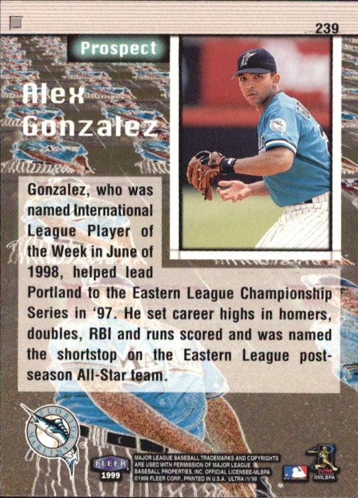 1999 Ultra (Fleer) Baseball "Main Set" Cards - Picture 479 of 501