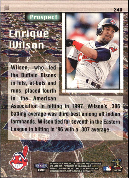 1999 Ultra (Fleer) Baseball "Main Set" Cards - Picture 481 of 501