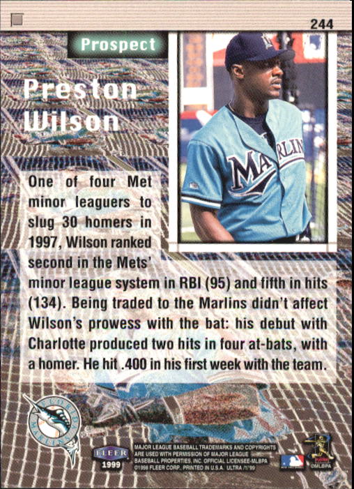 1999 Ultra (Fleer) Baseball "Main Set" Cards - Picture 489 of 501
