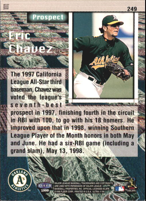 1999 Ultra (Fleer) Baseball "Main Set" Cards - Picture 499 of 501