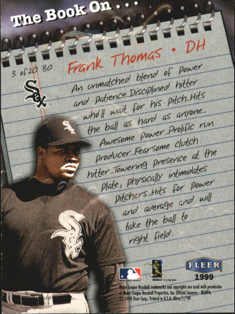 1999 Ultra (Fleer) Baseball "Insert" Cards - Picture 39 of 93