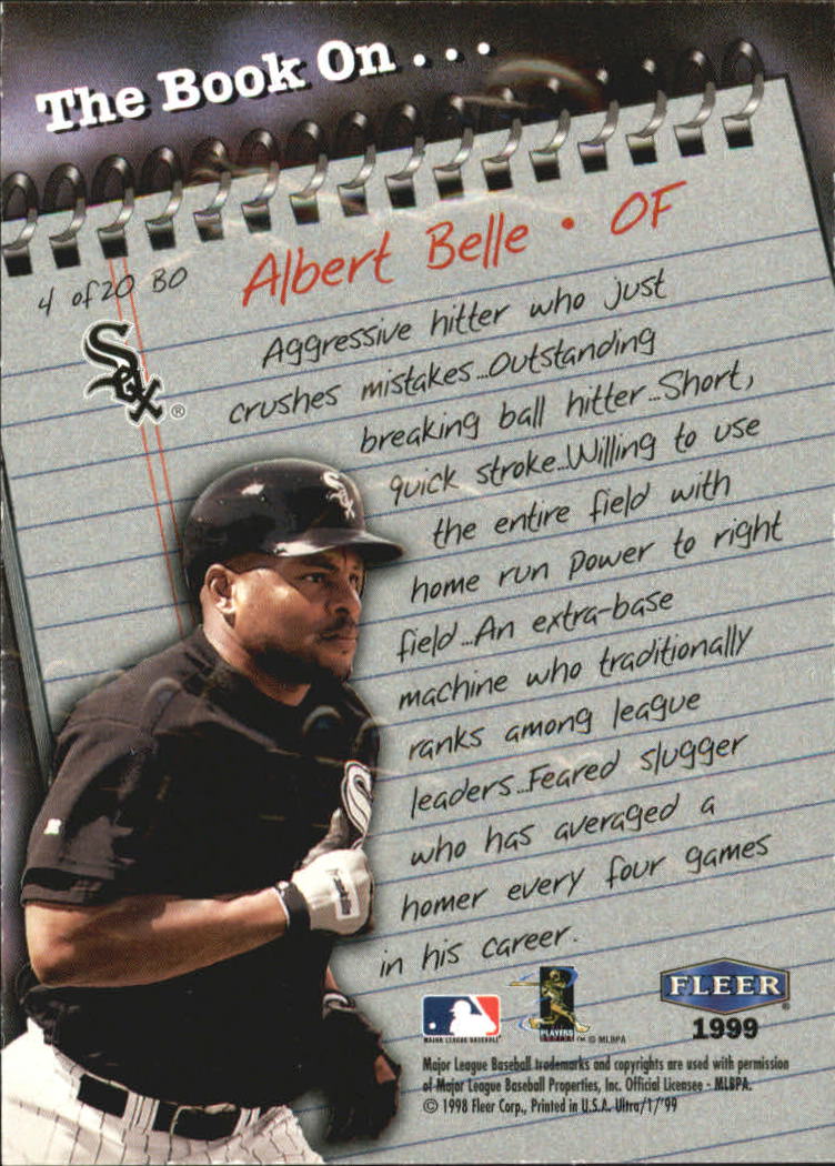 1999 Ultra (Fleer) Baseball "Insert" Cards - Picture 41 of 93