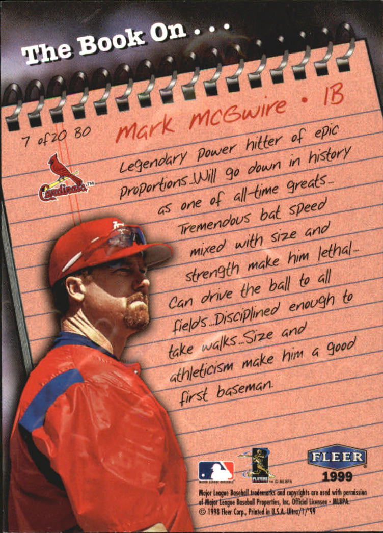 1999 Ultra (Fleer) Baseball "Insert" Cards - Picture 47 of 93