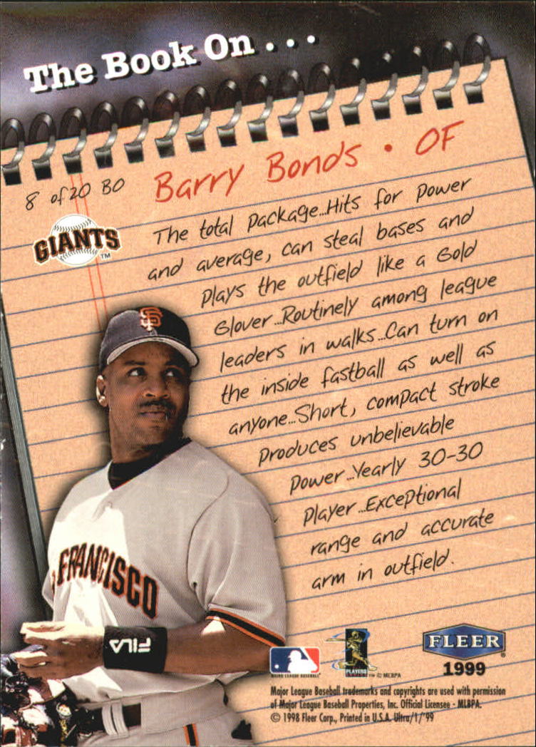 1999 Ultra (Fleer) Baseball "Insert" Cards - Picture 49 of 93