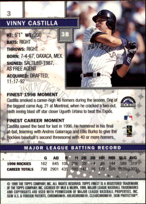 1999 Finest Baseball Part 1 - Picture 7 of 481