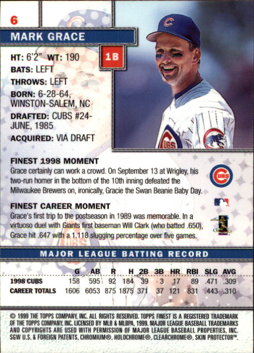 1999 Finest Baseball Part 1 - Picture 13 of 481