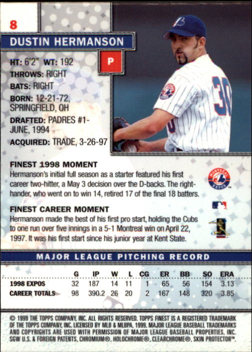 1999 Finest Baseball Part 1 - Picture 17 of 481