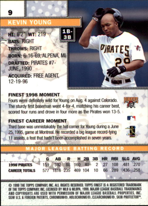 1999 Finest Baseball Part 1 - Picture 19 of 481