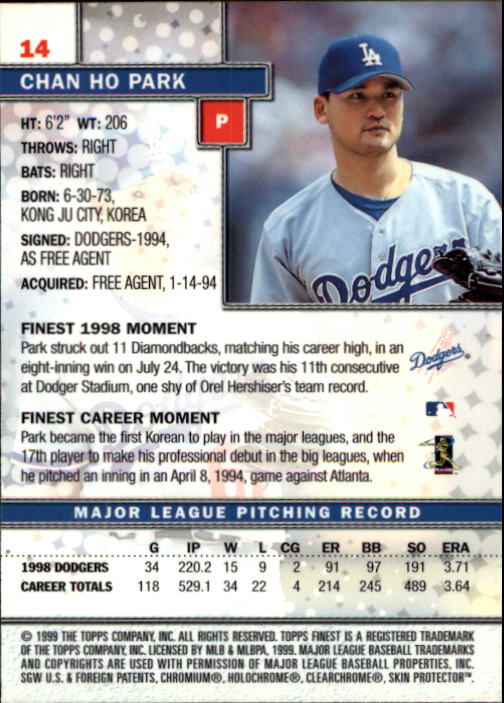 1999 Finest Baseball Part 1 - Picture 29 of 481