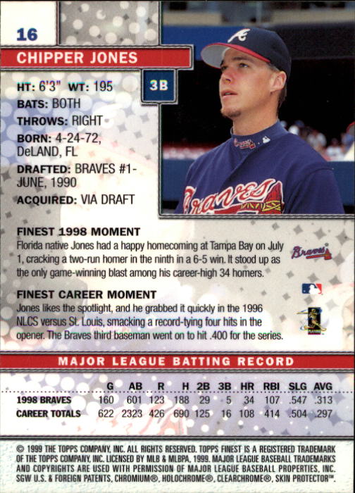1999 Finest Baseball Part 1 - Picture 33 of 481