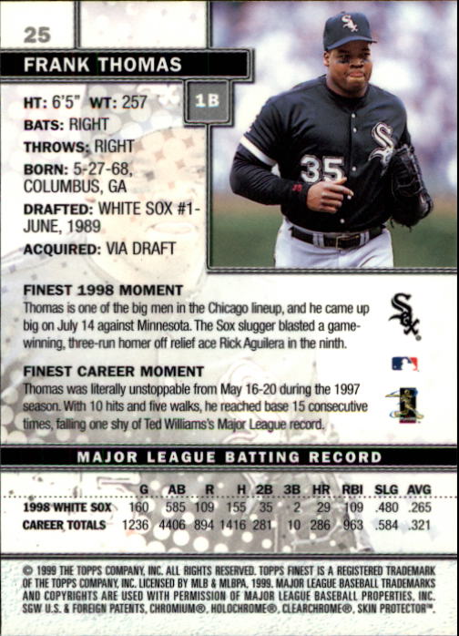 1999 Finest Baseball Part 1 - Picture 51 of 481