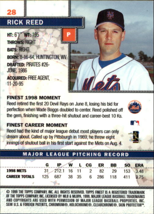 1999 Finest Baseball Part 1 - Picture 57 of 481