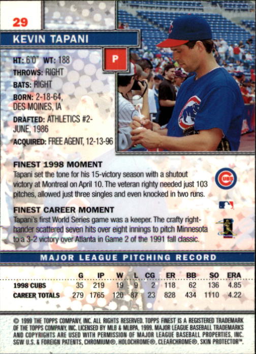1999 Finest Baseball Part 1 - Picture 59 of 481